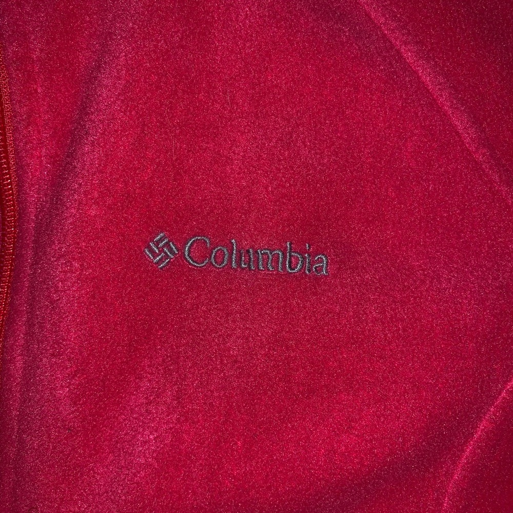 PINK GIRLS COLUMBIA ZIP-UP FLEECE JACKET - Picture 4 of 6